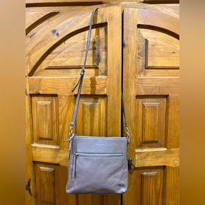 Kate Spade Jackson Leather Top Zip Large Crossbody Bag